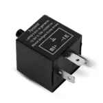 3-Pin Adjustable Indicator Flasher Relay – Fix LED Hyperflashing for Cars & Bikes