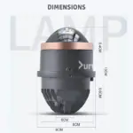 M617 3 Inch Tri-Color Fog Projector Bi-LED Projector Retrofit Kit with Low High Beam - Ultimate Clarity in Any Weather! - Image 7