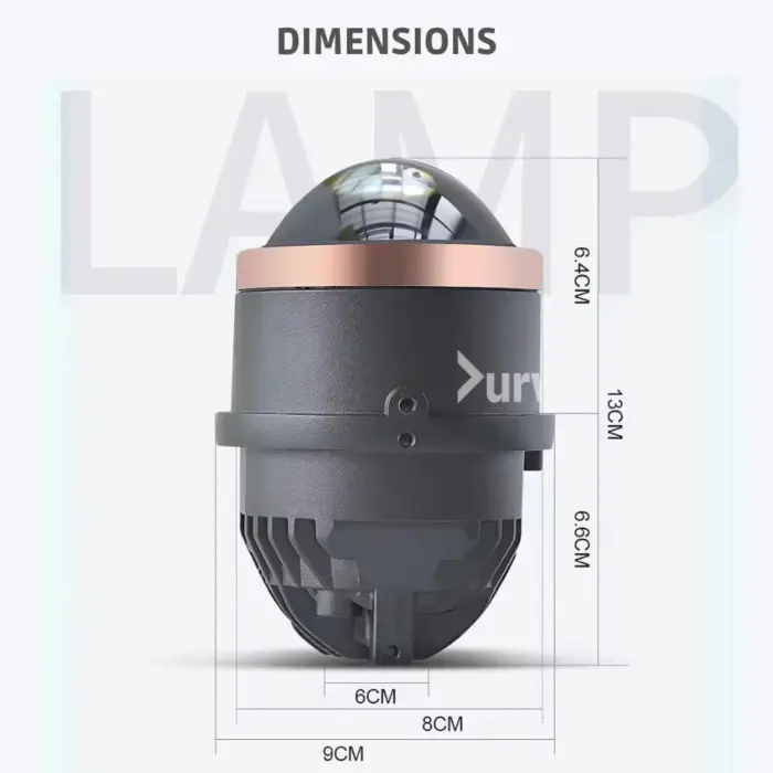 M617 3 Inch Tri-Color Fog Projector Bi-LED Projector Retrofit Kit with Low High Beam - Ultimate Clarity in Any Weather! - Image 7