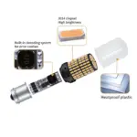 Bright P21W BA15S 1156 LED Bulb - Flat Pin 180° for Brakes, Reverse, Indicators - Image 4