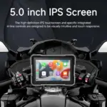 5" Wireless Display for Motorcycle Android Auto & CarPlay - IPS Touchscreen, TPMS & Dashcam Options - Image 4