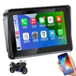 5" Wireless Display for Motorcycle Android Auto & CarPlay - IPS Touchscreen, TPMS & Dashcam Options