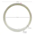 80mm Angel Eye DRL Halo Ring with Amber Indicators for Cars & Motorcycles – Versatile Driving Fog Light & Turn Signal - Image 6