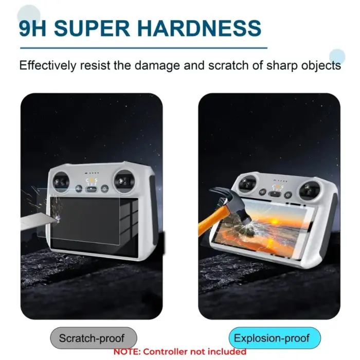 Tempered Glass Screen Protector for DJI Smart RC RC2 (Pack of 2) - Image 6