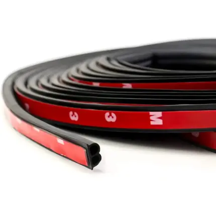 B-Type Car Door Rubber Seal – 5M Self-Adhesive Weatherproof & Soundproof Strip