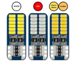 Premium Ultra Compact T10 Canbus LED Bulb - W5W WY5W Halogen Replacement for Automotive Lighting