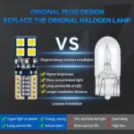 Bright Miniature Design W5W W10W T10 Flicker Error-Free Canbus LED Bulb for Indicators and Lighting - Image 2