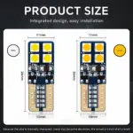 Bright Miniature Design W5W W10W T10 Flicker Error-Free Canbus LED Bulb for Indicators and Lighting - Image 7