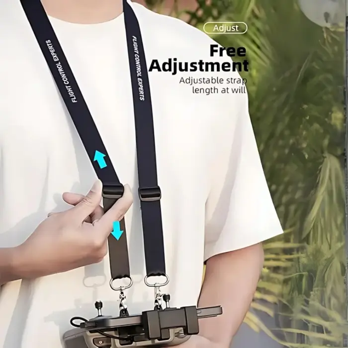 Double Mounting Point Lanyard for DJI RC N1/N2/N3 Remote Controller - Adjustable Neck Strap for Improved Stability - Image 5