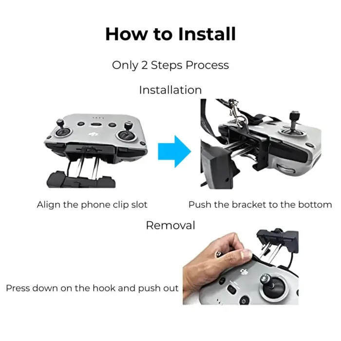 Adjustable Lanyard Neck Strap for DJI RC RC-N1, N2, N3 - Hands-Free Drone Control with Silk Nylon Strap - Image 4