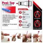 Non-Splice Posi-Tap Connector Blue | 16-18 AWG Wire Gauge | EX-130R-604 - Image 4