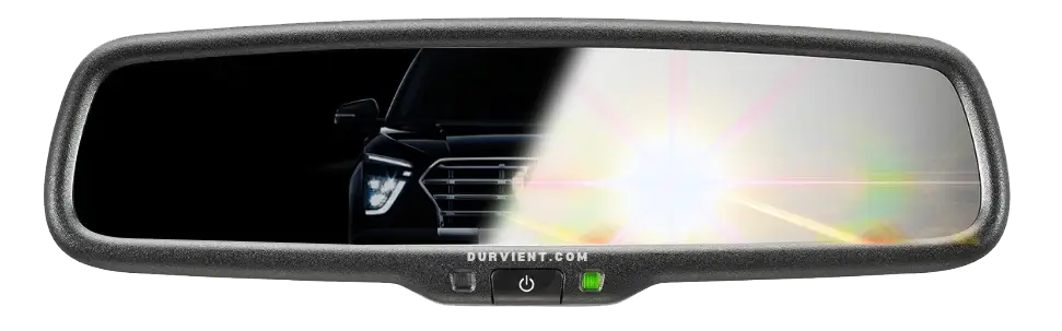 Auto dimming IRVM (EC mirror) on and off illustration