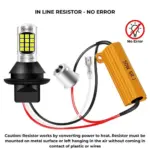 Canbus Error-Free White DRL LED for Daytime Running Lights – Build to Order (Only DRL, 🚫 No Indicator) - Image 2