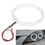 80mm Angel Eye DRL Halo Ring with Amber Indicators for Cars & Motorcycles – Versatile Driving Fog Light & Turn Signal - Image 2