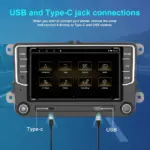 7 Inch Android Car Stereo for Volkswagen/Skoda - Wireless CarPlay, Android Auto, 4GB RAM, 1080P Backup Camera - Image 3