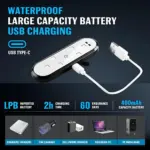 Magnetic Car Door Light Infrared Sensor Controlled LED Puddle (Wireless, Waterproof, and Rechargeable) - Image 9