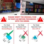 Regular Standard Fuse Tap ATO ATC APR Upto 30A Fuse Tap - Splice Free Accessory Connector In European Cars - Image 5