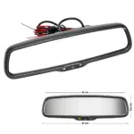 Auto Dimming IRVM Mirror - Electronic Dimming, Electrochromatic, DIY Installation, Universal Fit for Safer Night Driving - Image 7