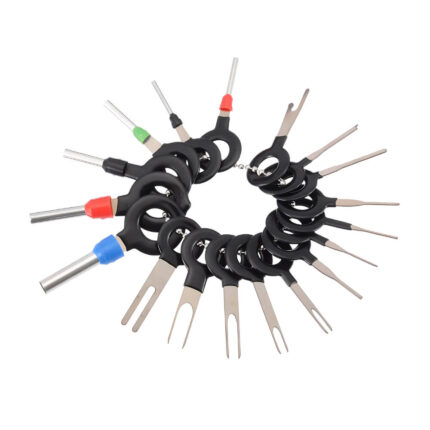 18-Pieces Automotive Connector Terminal Removal Tool Kit Pin Extractor Set for Wire Connectors