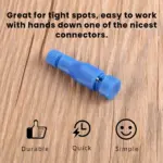 Non-Splice Posi-Tap Connector Blue | 16-18 AWG Wire Gauge | EX-130R-604 - Image 2