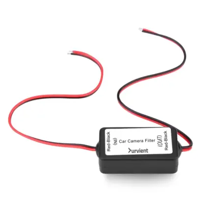 12V DC Power Relay Filter for Rearview Camera Rectifier – Stabilized Power Supply, Eliminates Screen Flicker/Black Screen