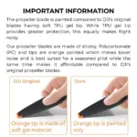 Lightweight Polycarbonate Replacement DJI Mini 3 Pro Propeller Blades 6030F Props - Quieter Flights - Image 3