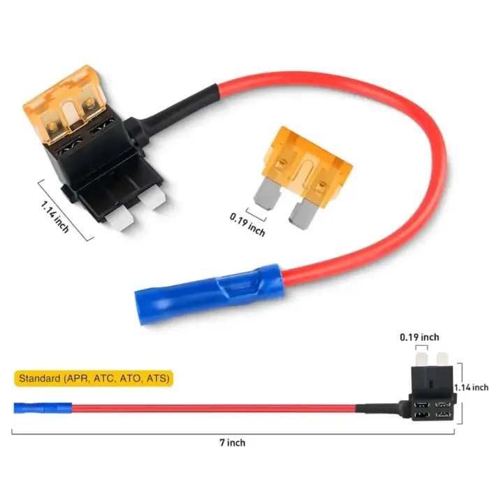 Regular Standard Fuse Tap ATO ATC APR Upto 30A Fuse Tap - Splice Free Accessory Connector In European Cars - Image 2