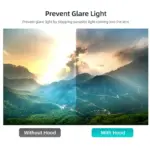 Anti-glare Sunshade for DJI Mini 4 Pro Lens Hood - Gimbal Protector with Increased Belly Height - Image 3