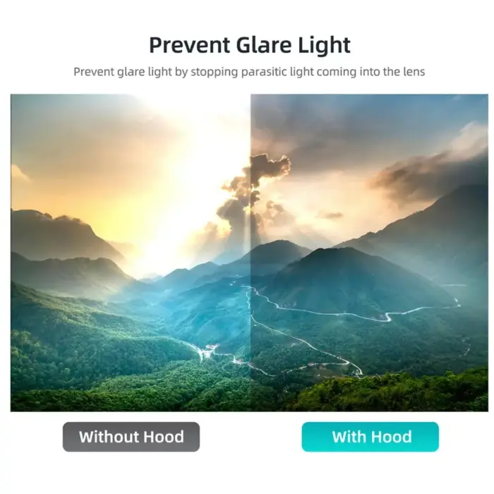 Anti-glare Sunshade for DJI Mini 4 Pro Lens Hood - Gimbal Protector with Increased Belly Height - Image 3