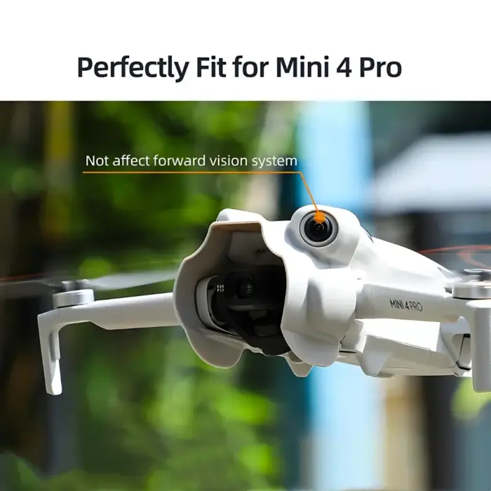 Anti-glare Sunshade for DJI Mini 4 Pro Lens Hood - Gimbal Protector with Increased Belly Height - Image 2