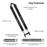 Double Mounting Point Lanyard for DJI RC N1/N2/N3 Remote Controller - Adjustable Neck Strap for Improved Stability - Image 4