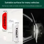 Car Door Reflective Stickers - Safety Warning Reflectors for Open Doors - Image 5