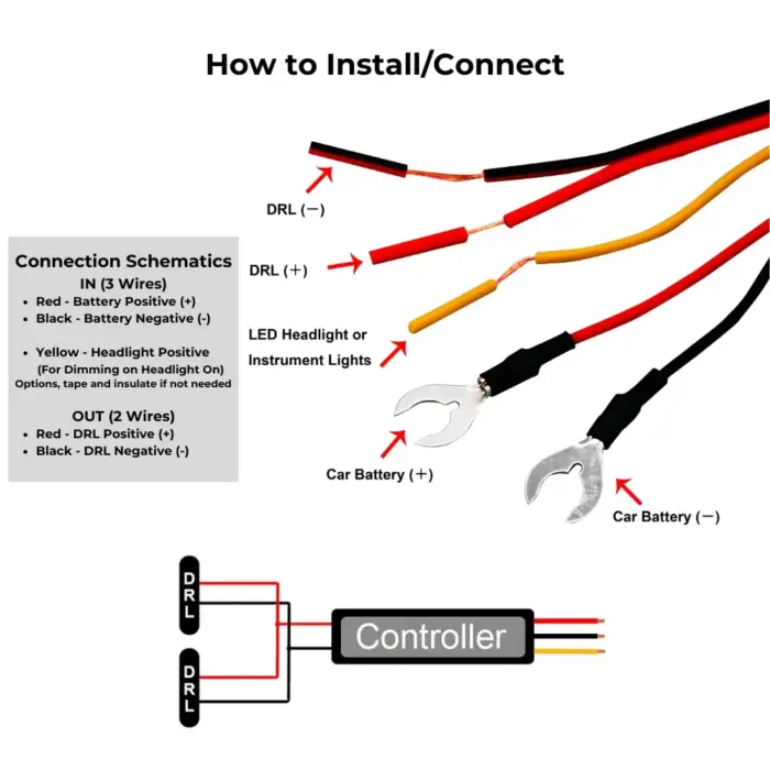 Smart Automatic LED DRL Controller – Plug-and-Play Relay with Dimming and Voltage Sensing - Image 5