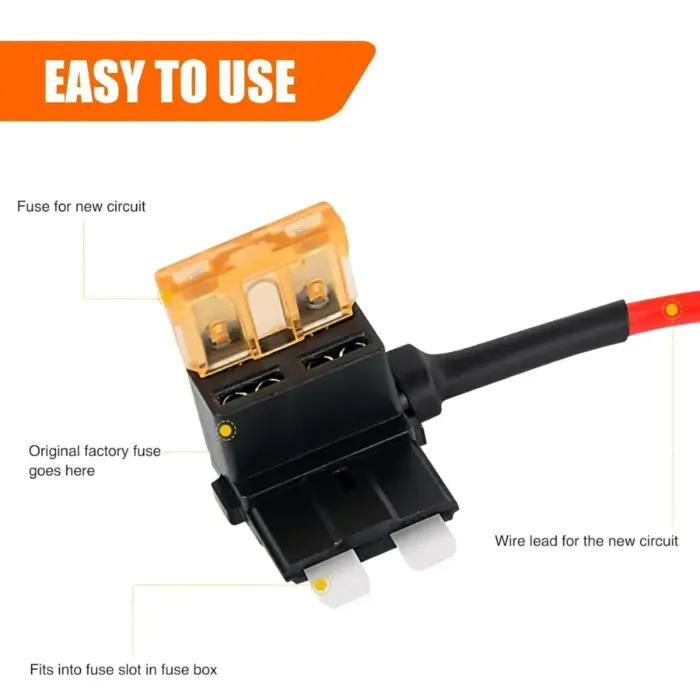 Regular Standard Fuse Tap ATO ATC APR Upto 30A Fuse Tap - Splice Free Accessory Connector In European Cars - Image 4