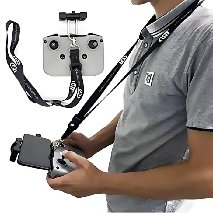 Adjustable Lanyard Neck Strap for DJI RC RC-N1, N2, N3 - Hands-Free Drone Control with Silk Nylon Strap - Image 5