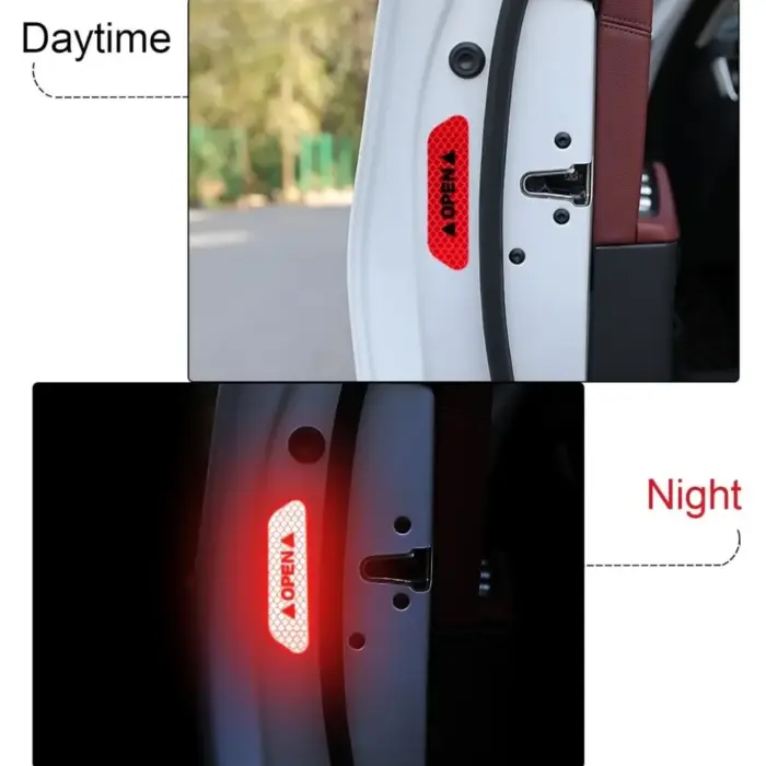 Car Door Reflective Stickers - Safety Warning Reflectors for Open Doors - Image 3