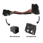 ISO to Quadlock Connector Conversion Cable Canbus Harness for Volkswagen & Skoda RCD 330/340/510 - Image 3