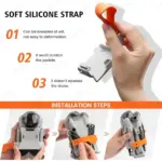 Propeller Holder for DJI Mini 4 Pro – Sensor Protection, Adjustable Silicone Strap, and Quick-Release Design - Image 2