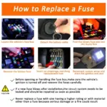 Easy to Use Regular Standard Fuse Kit – ATC/ATO/APR Fuses for European Cars (5A-30A, Color-Coded) - Image 6