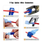 Easy to Use T-Tap Connector Quick Splice Electrical Terminals for Automotive, Marine, and Home Wiring - Image 6