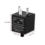 3-Pin Adjustable Indicator Flasher Relay – Fix LED Hyperflashing for Cars & Bikes - Image 5