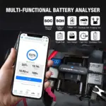 KONNWEI BK100 Bluetooth Battery Tester For 6V/12V Car Motorcycle Battery & Alternator Tester - Image 3