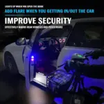 Magnetic Car Door Light Infrared Sensor Controlled LED Puddle (Wireless, Waterproof, and Rechargeable) - Image 7