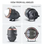 M617 3 Inch Tri-Color Fog Projector Bi-LED Projector Retrofit Kit with Low High Beam - Ultimate Clarity in Any Weather! - Image 2