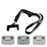 Adjustable Lanyard Neck Strap for DJI RC RC-N1, N2, N3 - Hands-Free Drone Control with Silk Nylon Strap