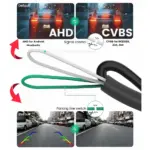 Reverse Backup Camera for Volkswagen, Skoda, Audi Cars - CVBS 720p, Waterproof - Image 3