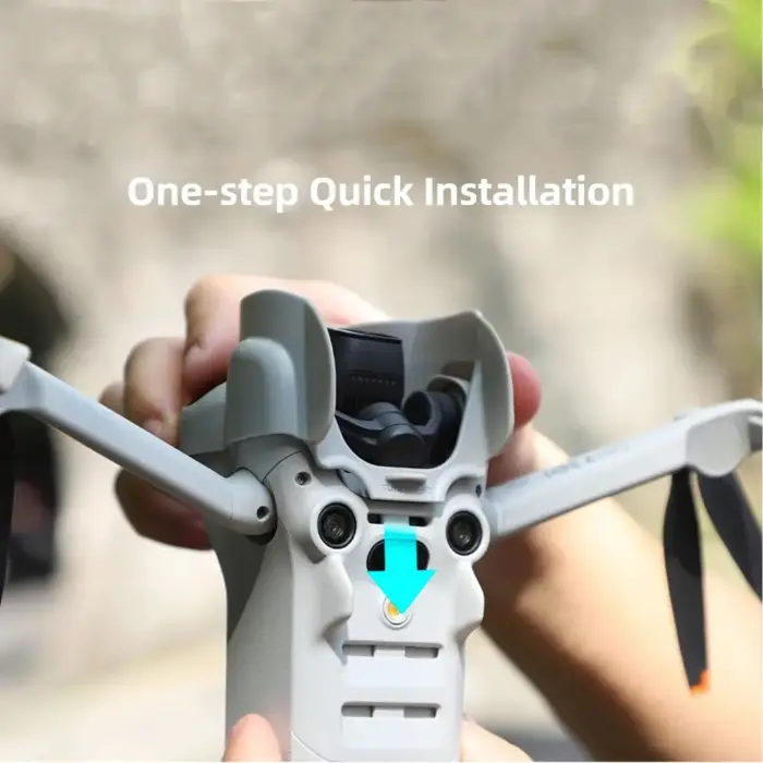 Anti-glare Sunshade for DJI Mini 4 Pro Lens Hood - Gimbal Protector with Increased Belly Height - Image 6