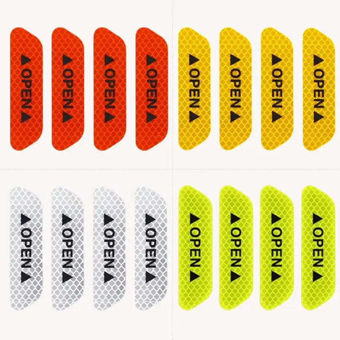 Car Door Reflective Stickers - Safety Warning Reflectors for Open Doors - Image 2