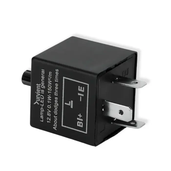3-Pin Adjustable Indicator Flasher Relay – Fix LED Hyperflashing for Cars & Bikes - Image 3