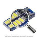 Premium Ultra Compact T10 Canbus LED Bulb - W5W WY5W Halogen Replacement for Automotive Lighting - Image 2